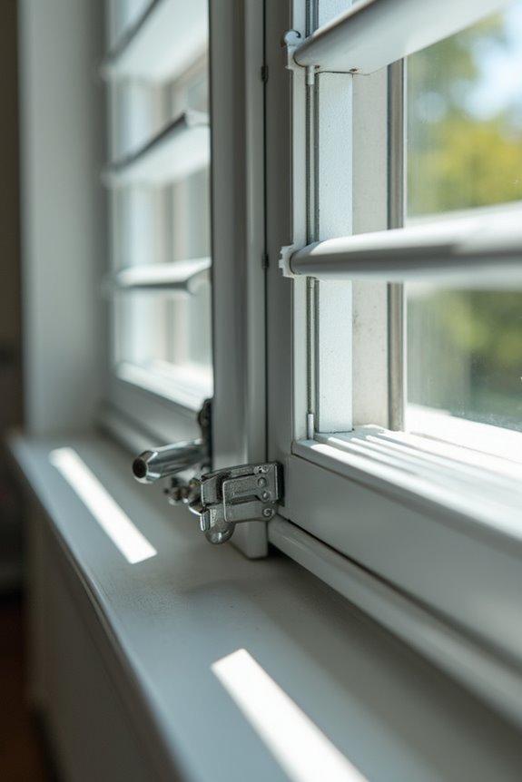 accessible jalousie window hardware