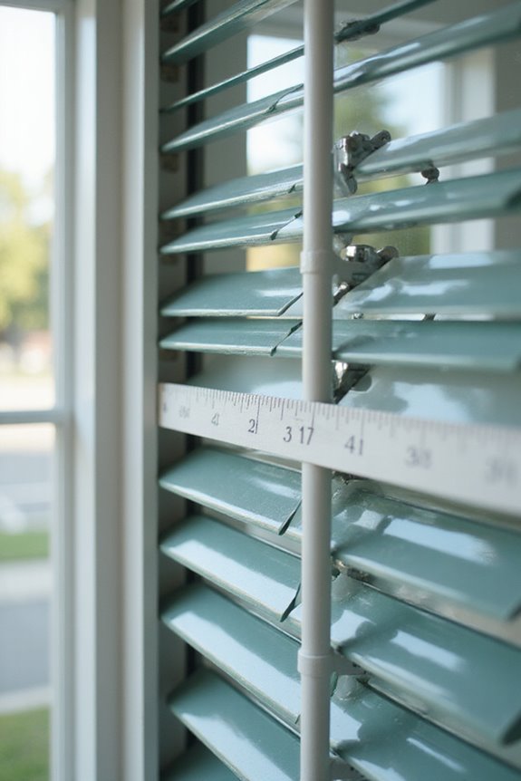 accurate jalousie slat measurements