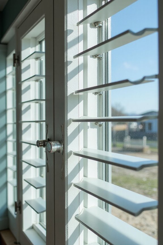 hurricane resistant jalousie windows materials