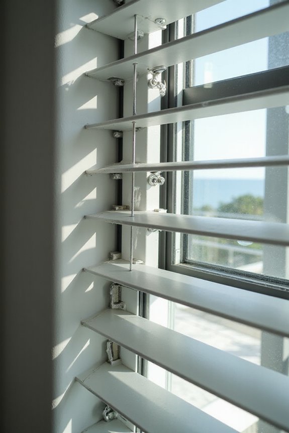 hurricane resistant tempered glass louvers