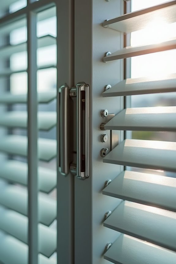 jalousie window lock types