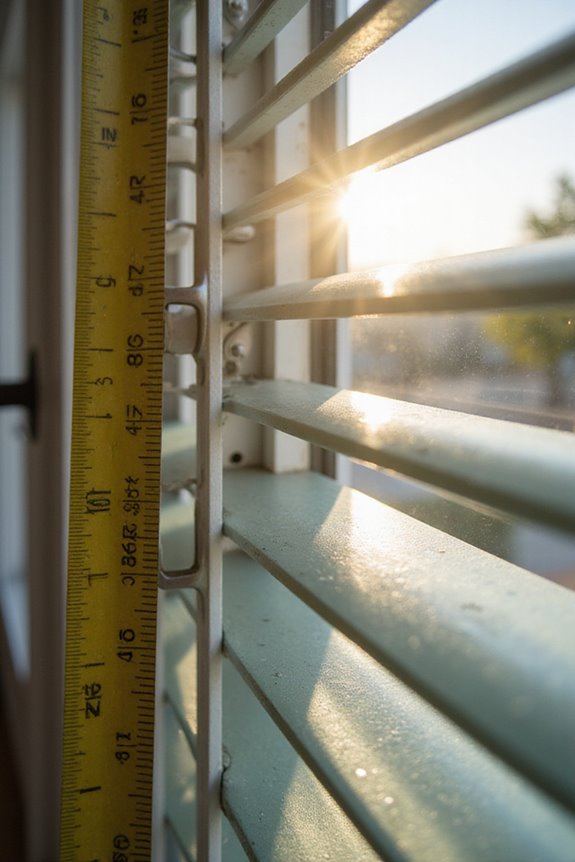 measure jalousie slat width