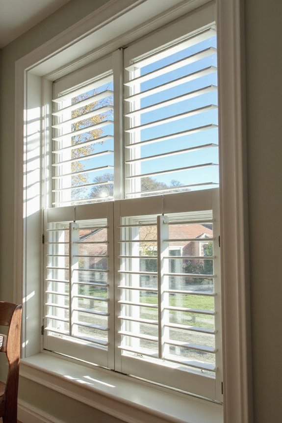 plantation shutters for jalousie