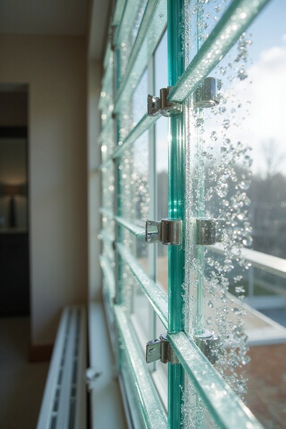 removing glass slats safely