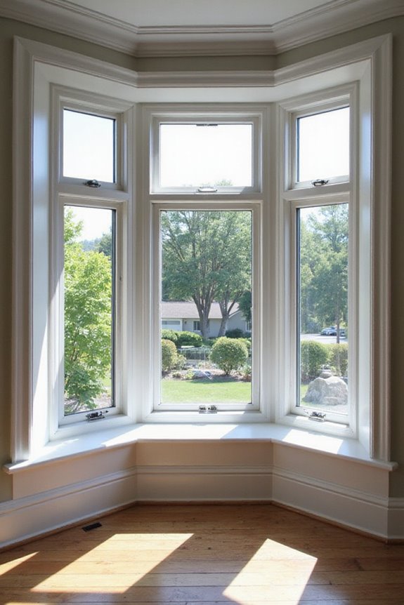 stylish efficient aluminum bay windows