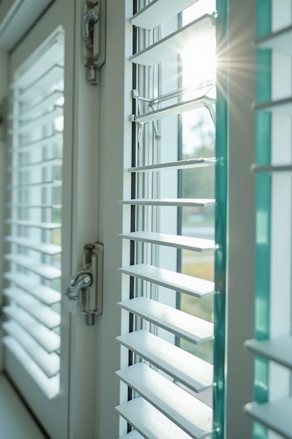 tempered glass ventilation windows