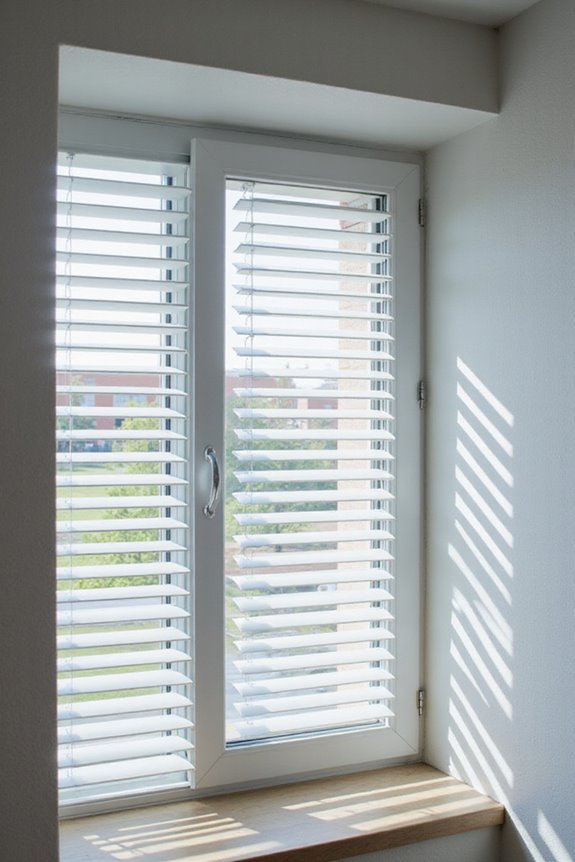 timer controls for jalousie blinds